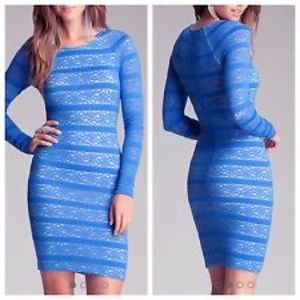 BeBe blue dress